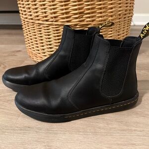 Dr. Martens Black Leather Chelsea Boots
